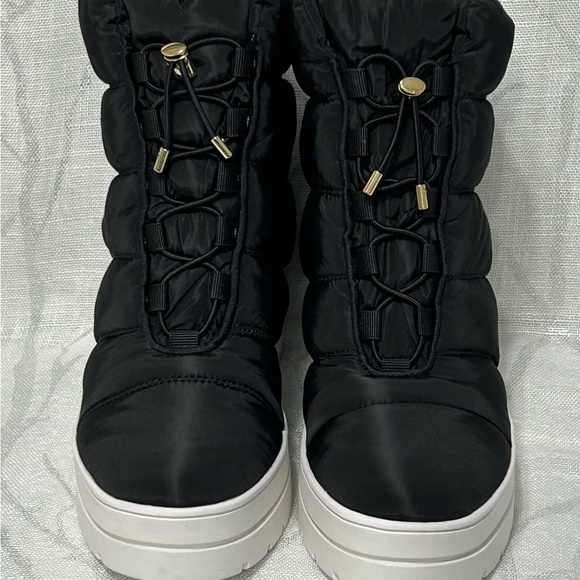 Donna Karan Zeni Black Wedge Boot - Picture 4 of 5